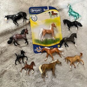 Breyer Stablemates Horse Collection - Black, Brown, Cream, Tan